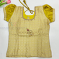 Cream Color Art Silk Langa Sets With Stone Work In Mesa 