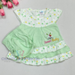 Alluring Light Green Color Soft Cotton Frock For Girls