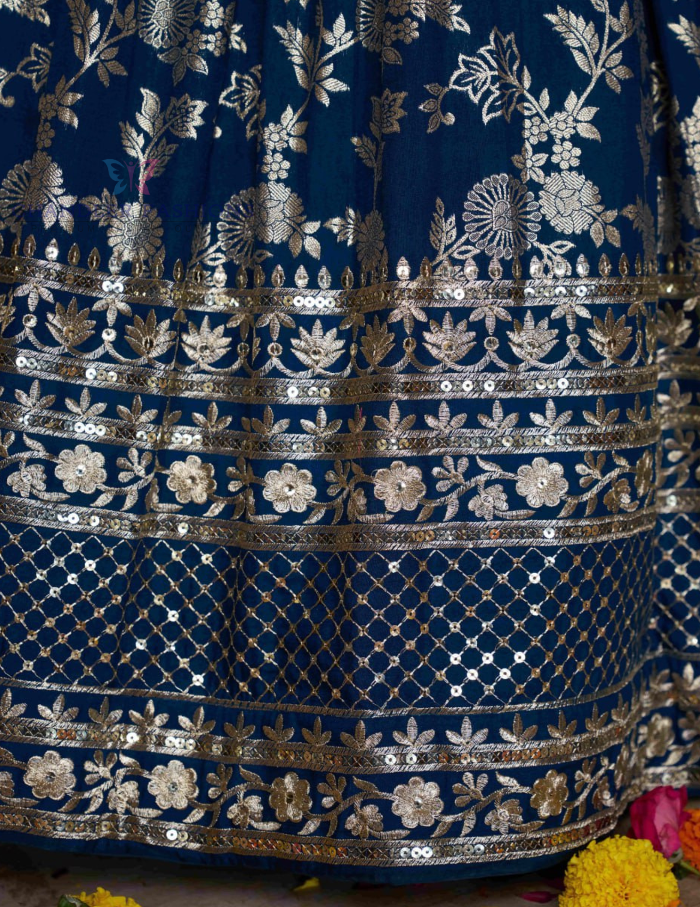 Blue Color Lehenga In Yuma