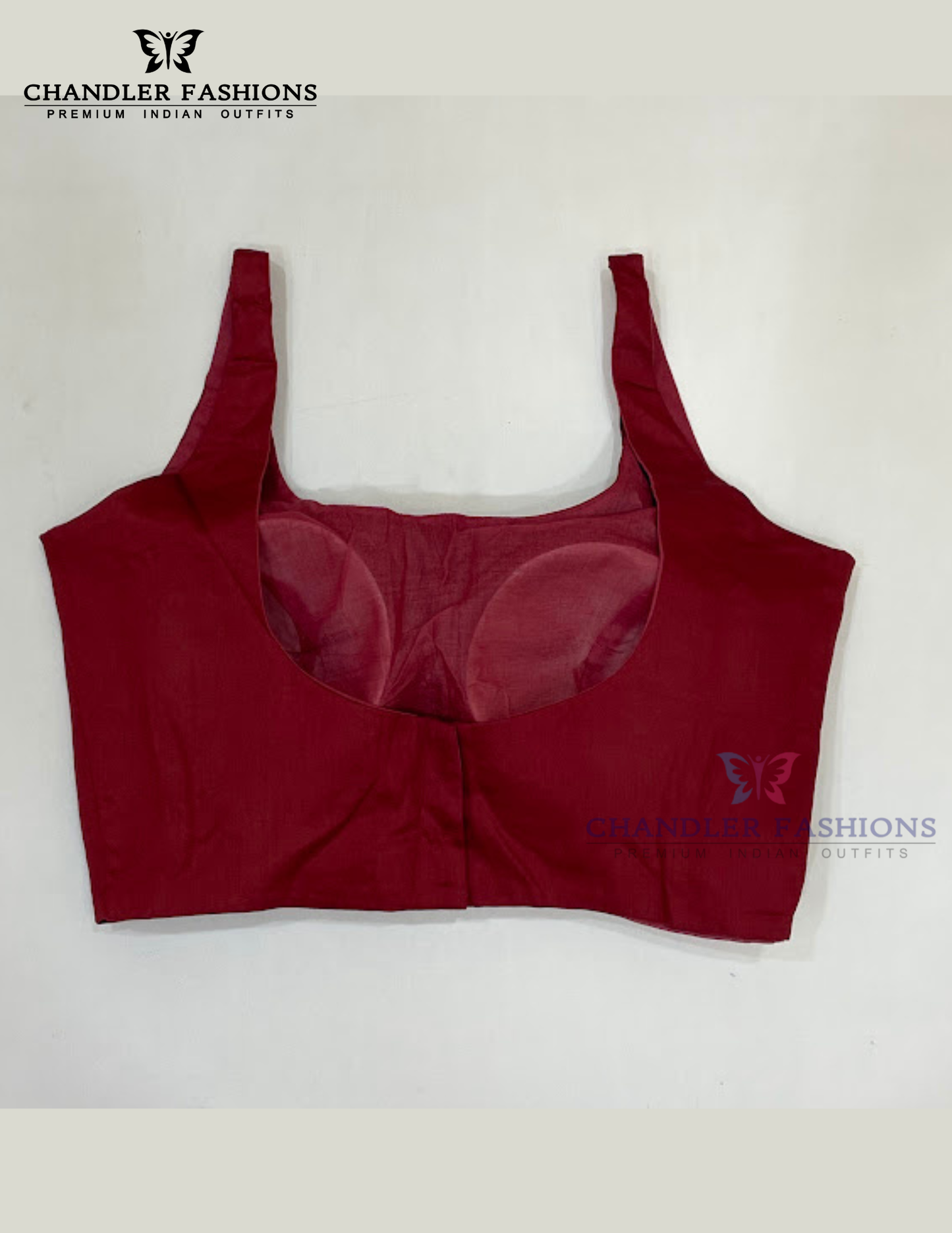 Maroon Color Satin Silk Readymade Blouse Near Me