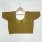 Mehendi Green Color Silk Cotton Blouse Near Me