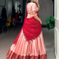 Maroon Color Kanchi Silk With Zari Work Traditional Lehenga Choli With Dupatta In USA