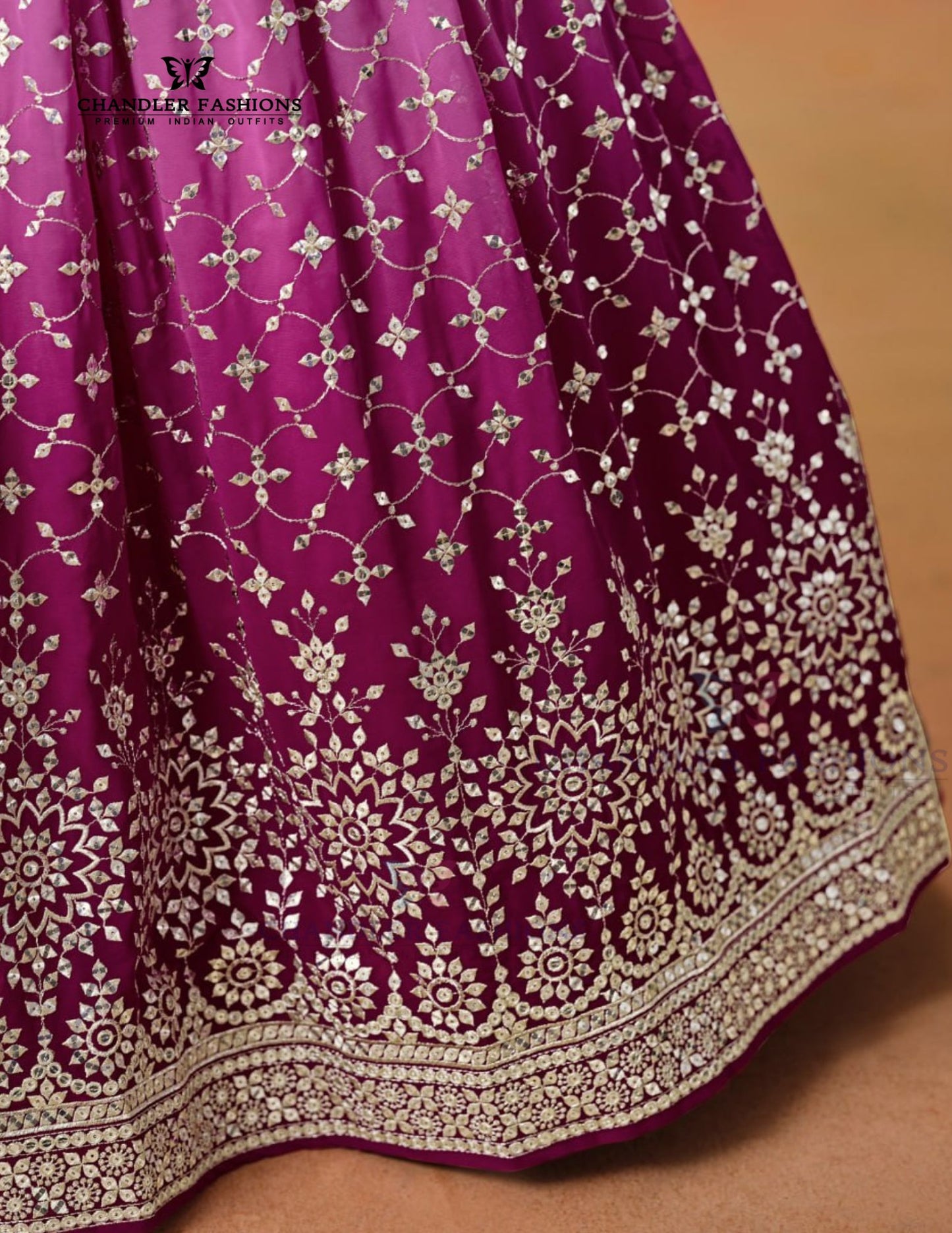 Pink With Embroidery And Sequins Work Lehenga In Chandler