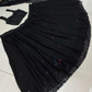 Black Color With Sequins And Thread Work  Lehenga For Women In Chandler