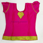 Pink And Green Color Langa Set With Printed Work In Mesa
