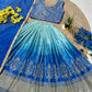 Blue Color Embroidery And Sequins Work In Sedona