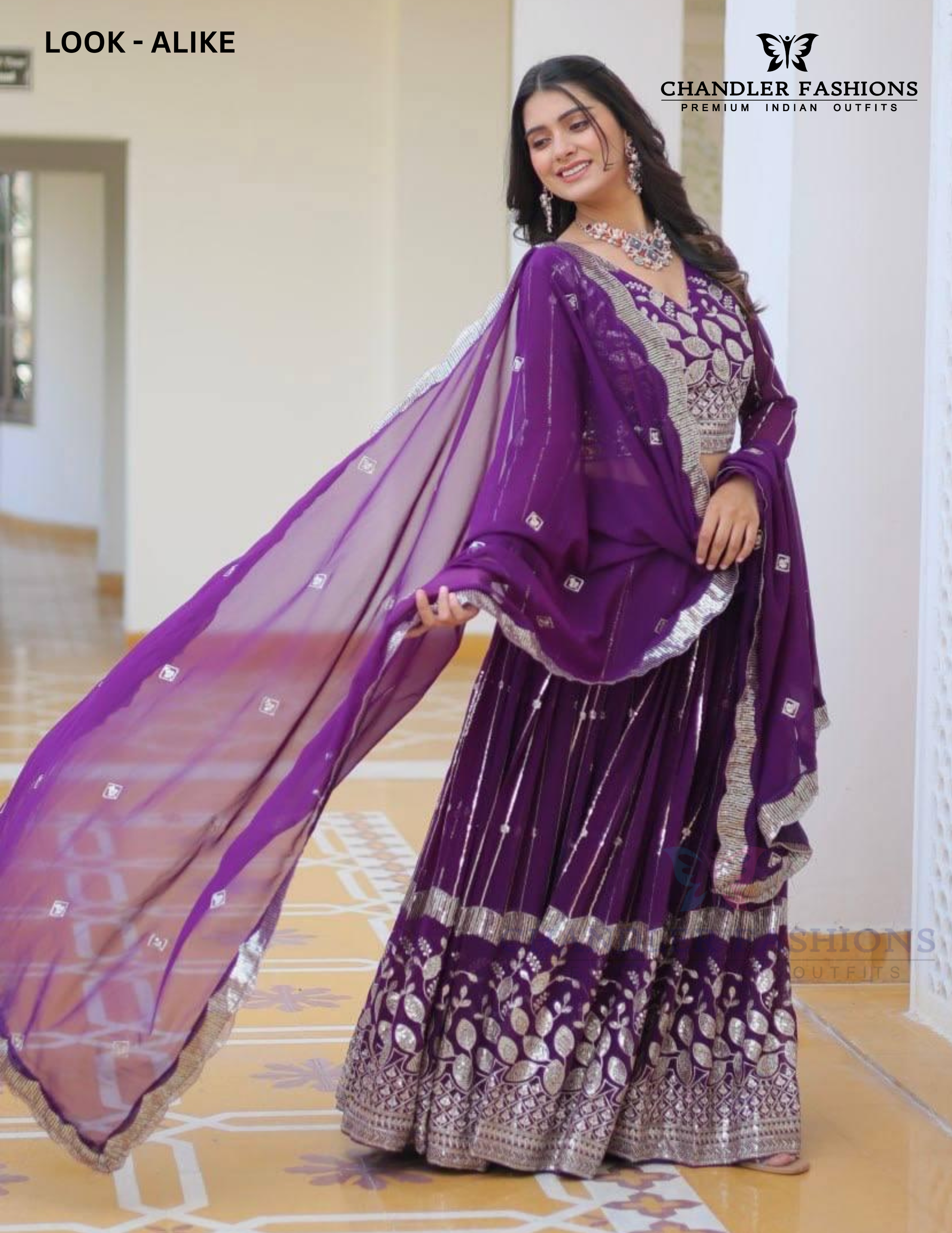 Designer Sequins Lehengas In Gilbert