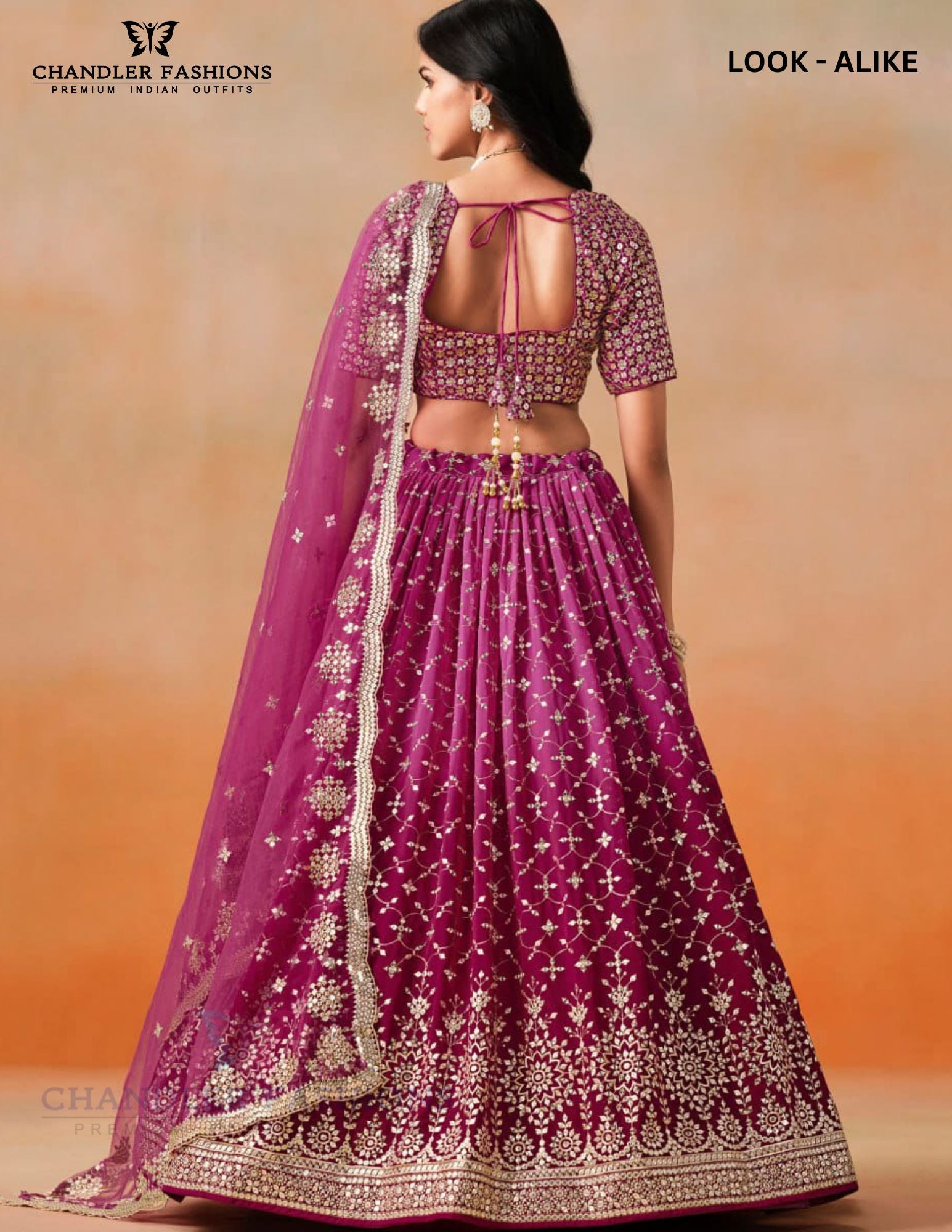 Red Pink Color Georgette With Embroidery And Sequins Work Lehenga In USA