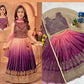 Beautiful Purple Color Embroidery And Sequins Work Choli Set With Dupatta Near Me