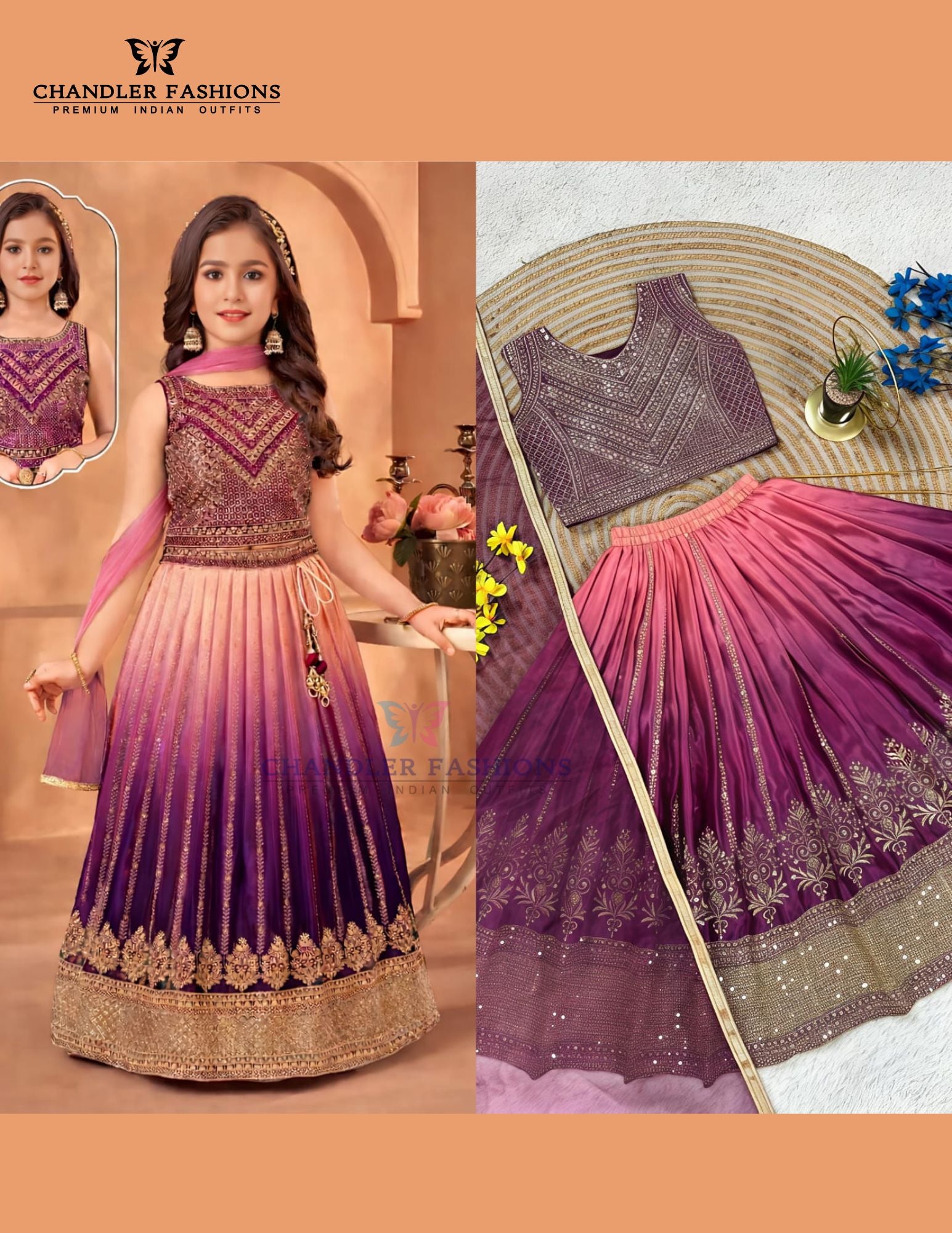 Beautiful Purple Color Embroidery And Sequins Work Choli Set With Dupatta Near Me
