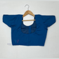 Royal Blue Color Silk Cotton Blouse Near Me