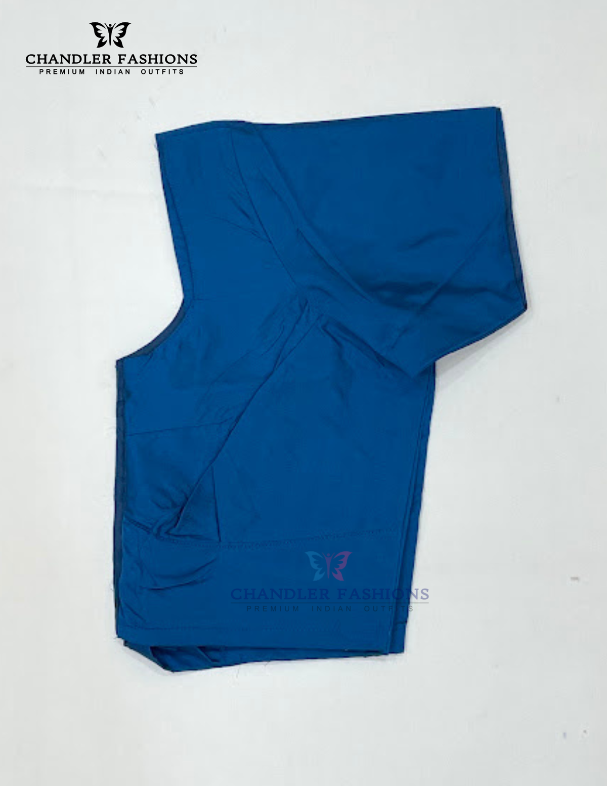 Blue Color Silk Cotton Blouse Near Me