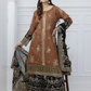 Brown And Black Color Chinon With Embroidery And Sequins Work Palazzo Suits With Dupatta Near Me