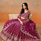 Red Pink Color Georgette With Sequins Work Lehenga Choli With Dupatta In surprise