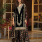 Chinon With Embroidery Work Palazzo Suits In USA