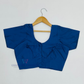 Elegant Royal Blue Color Silk Cotton Blouse For Women