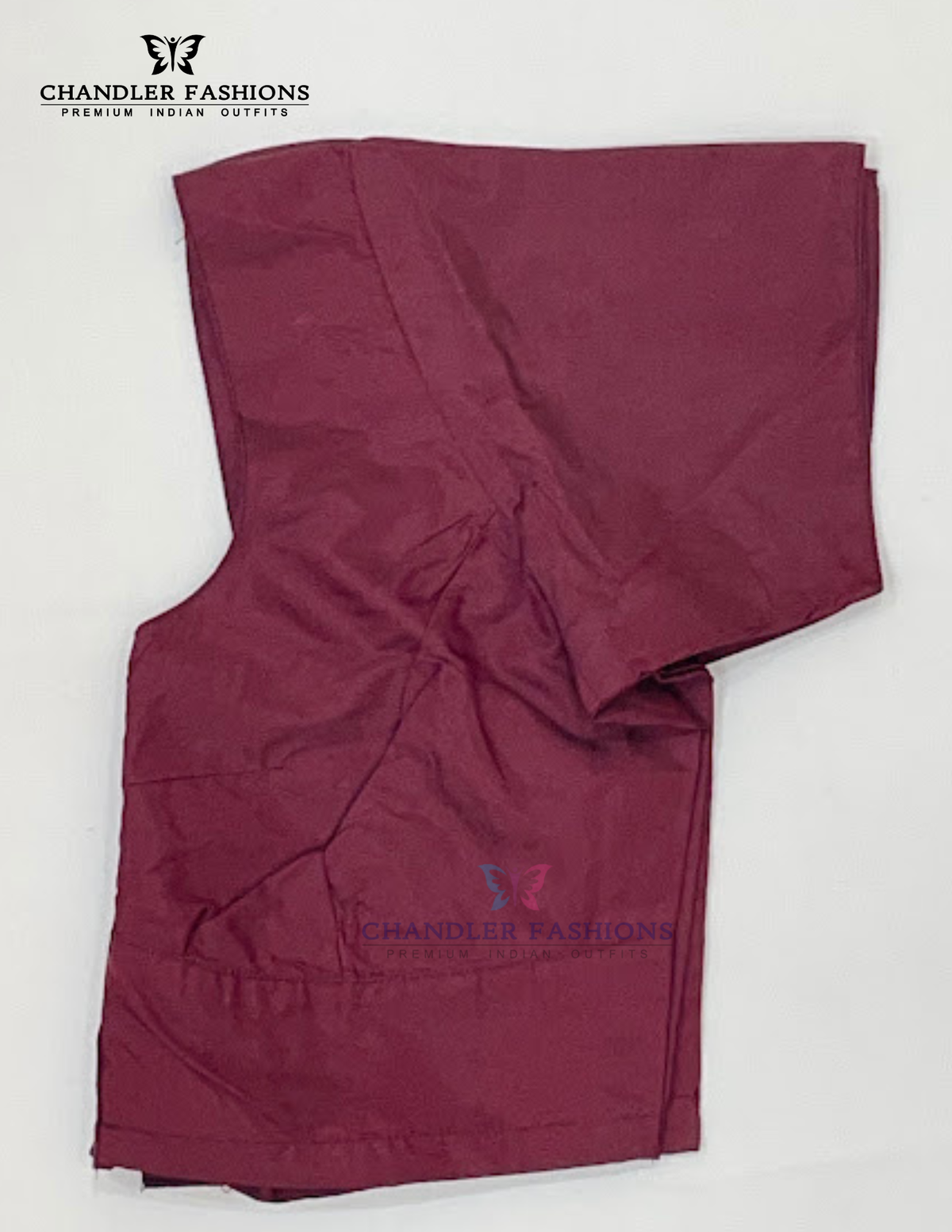 Maroon Color Cotton Blouse In USA