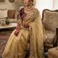 Cream Color Georgette With Embroidered Saree Zari And Sequins Work Near Me