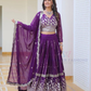 Georgette With Sequins Embroidery Lehenga Choli In USA