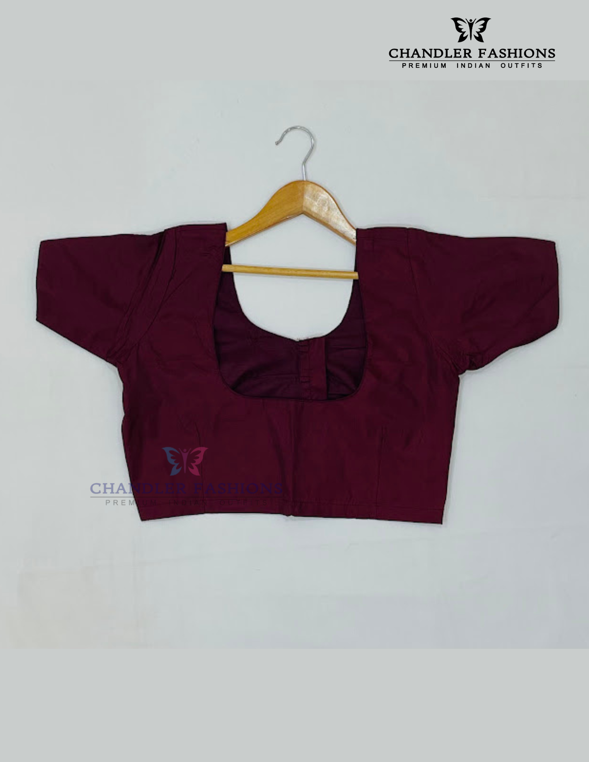 Maroon Color Silk Cotton Blouse Near Me