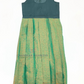 Orange And Green Color Art Silk Langa Set In Chandler