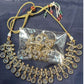Lovely Gold Plated White Color Kundan Necklace With Earrings & Maang Tikka Near Me