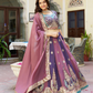 Captivating Multicolor Georgette With Sequins And Embroidery Work Lehenga Choli With Dupatta