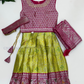 Pretty Pink Colored Art Silk Langa Sets With Stone Work In Tempe