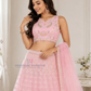 Light Pink Color Net With Embroidery Work Lehenga Choli Near Me