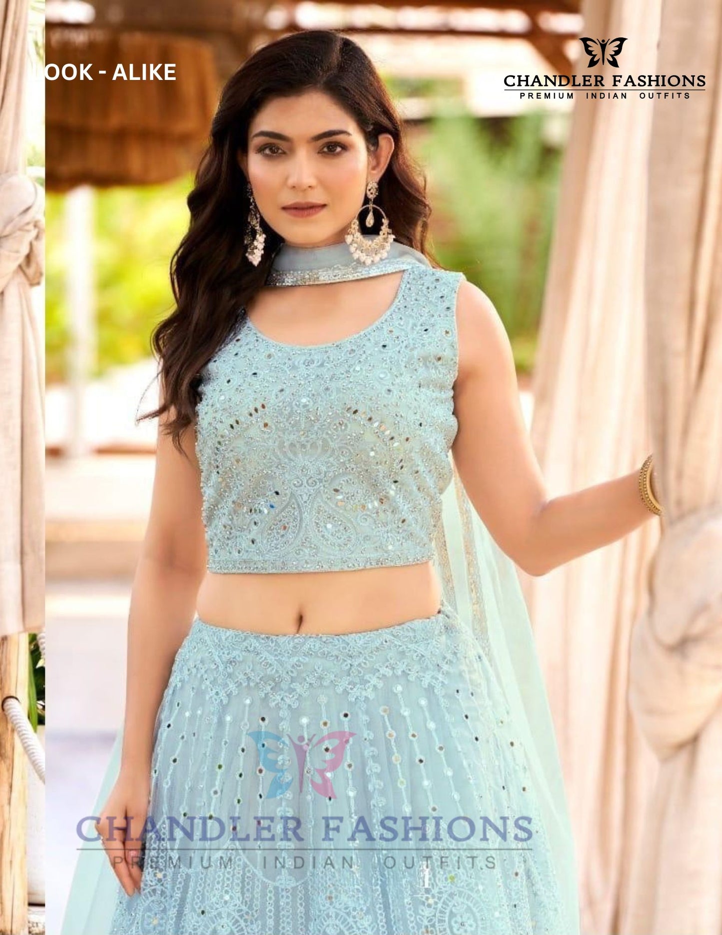 Net With Embroidery Work Lehenga Choli For Women Near Me