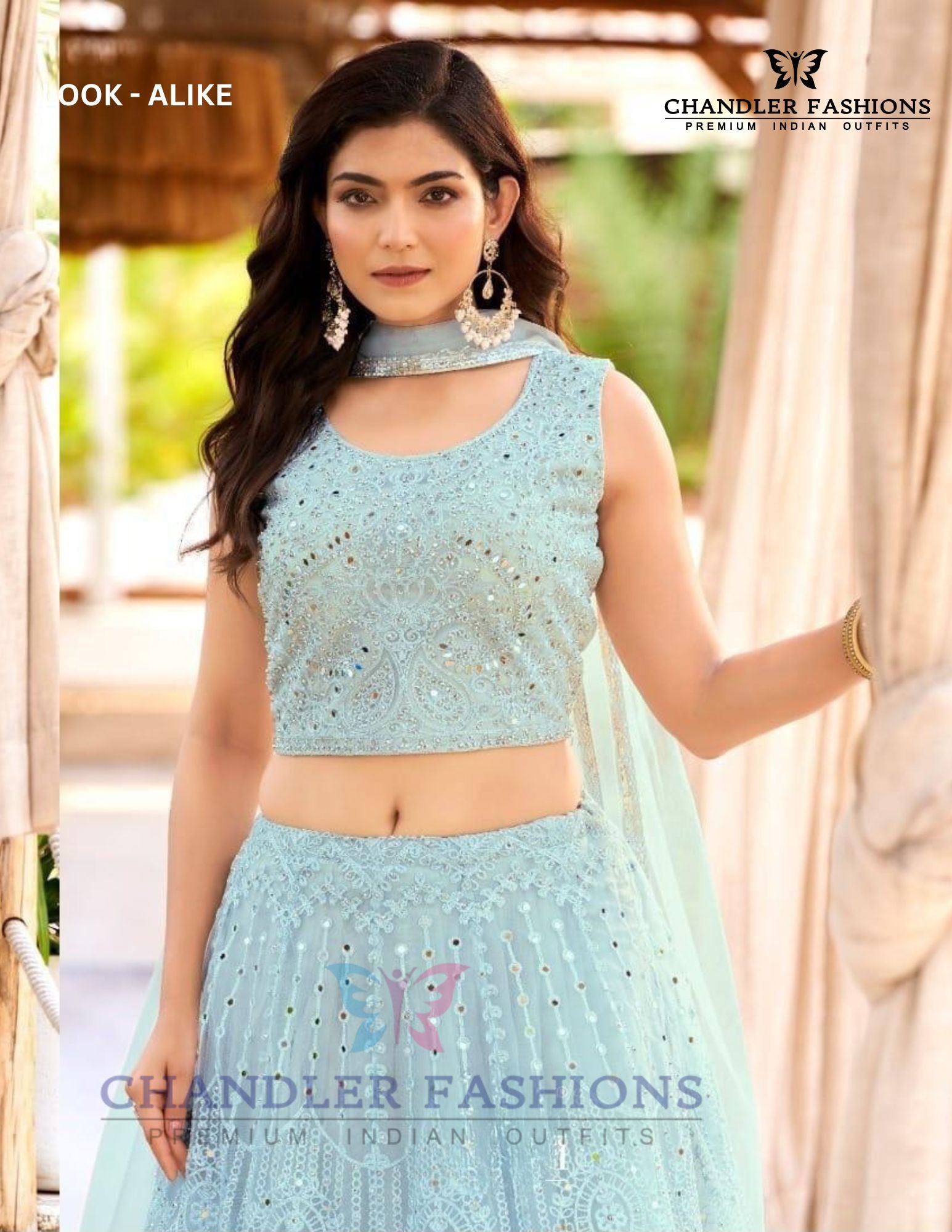 Net With Embroidery Work Lehenga Choli For Women Near Me