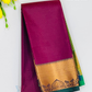 Elegant Maroon Art Silk Saree With Zari Work For Women