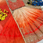 Orange Embroidery And Sequins Work Choli Set With Dupatta In Yuma
