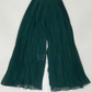 Dark Green Color Georgette Palazzo Suits With Embroidery And Sequins Work In USA
