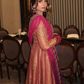 Pink Color With Sequins Embroidery Work Anarkali Gown In Mesa