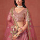 Peach Color With Embroidery Work Lehenga In Litchfield Park