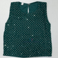 Dark Green Color Palazzo Suits With Embroidery And Sequins Work In Douglas
