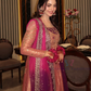 Pink Color Fendi Silk With Sequins Embroidery Work Anarkali Gown Near Me
