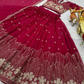 Georgette With Sequins Embroidery Work Lehenga In USA