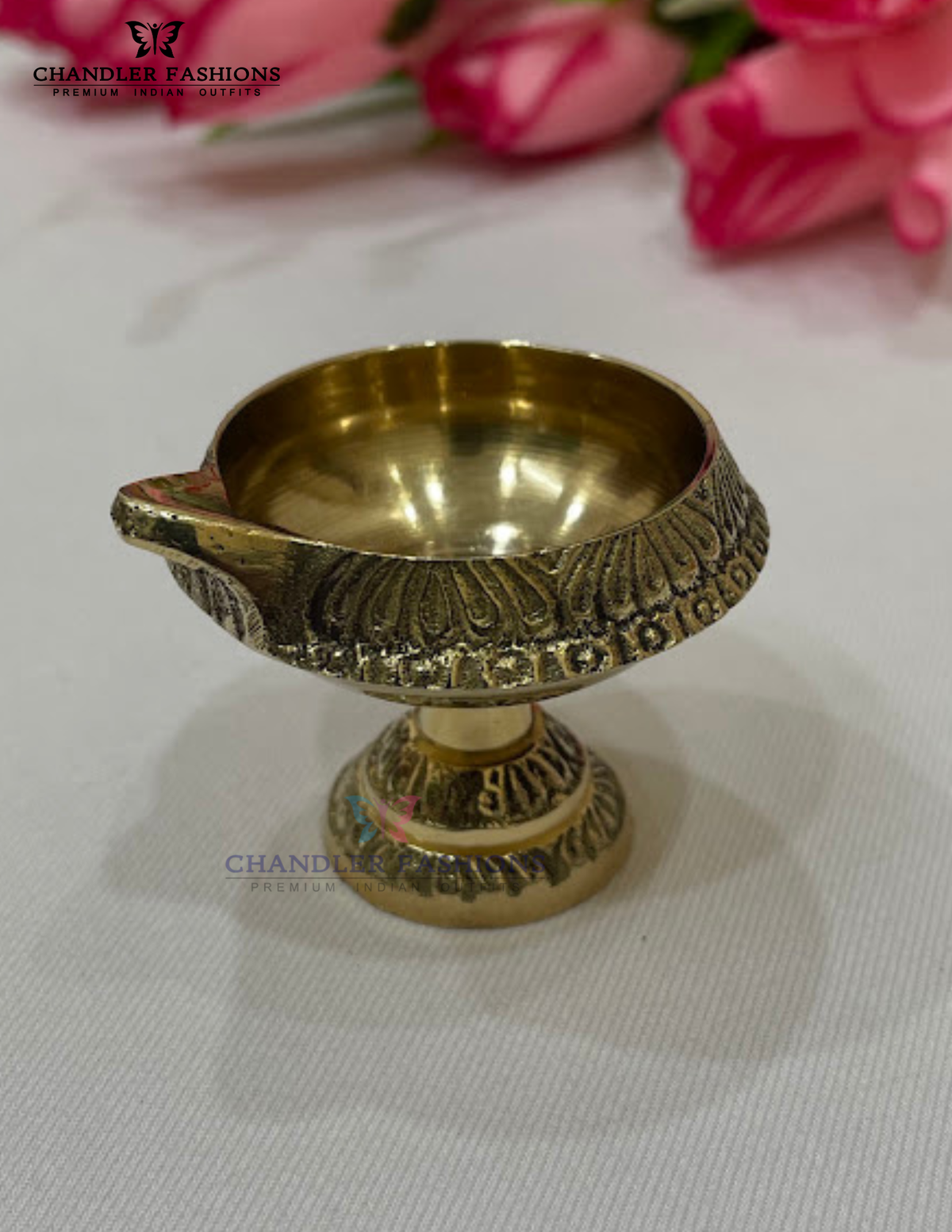 Gold Color With Traditional Festive Brass For Kubera Lamp Near Me
