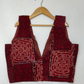 Elagant Maroon Color Cotton Readymade Blouse For Women