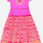 Beautiful Pink And Lavender Color Art Silk Langa Set With Stone And Zari Work For Girls