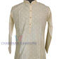 Ivory Color Brocade Kurta With Pajama Near Me