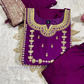 Sequins And Embroidery Work Kurti Suits In USA
