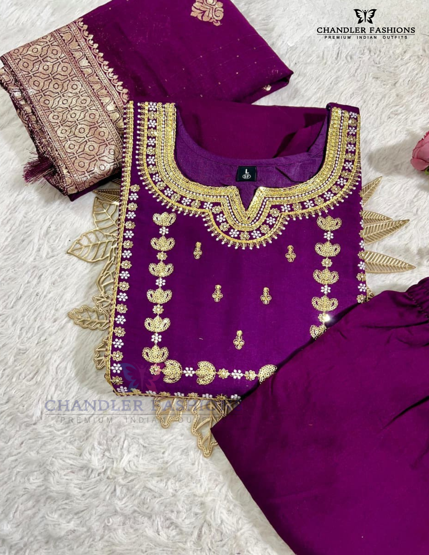 Sequins And Embroidery Work Kurti Suits In USA