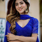 Blue Color With Embroidery Work Lehenga In Mesa 