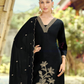 Black Color Embroidery Work Salwar Suits Near Me