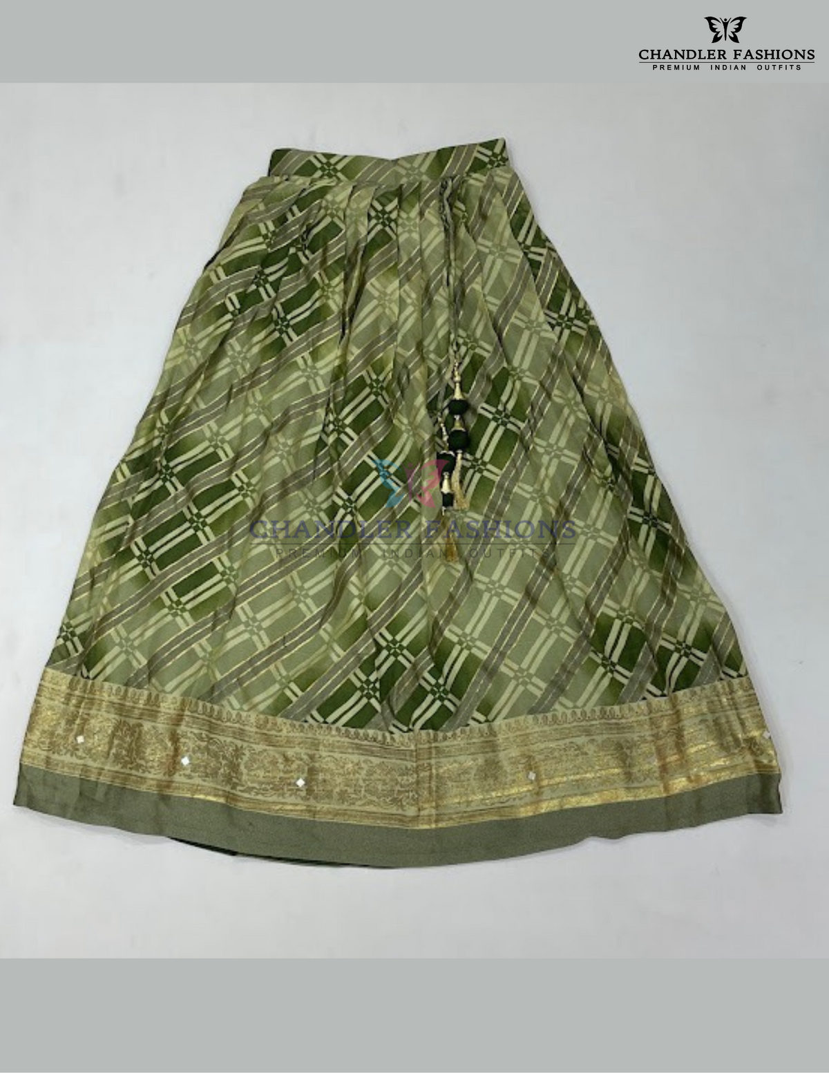 Green Color Choli Set With Embroidery Work In Yuma