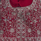 Beautiful Red Color Georgette With Embroidery And Sequins Work Sharara Suit For Women