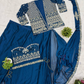 Blue Color Embroidery Work Ready To Wear Saree In Surprise